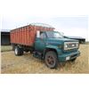 Image 1 : 1975 Chev C65 3 Ton Grain Truck, 15' Wooden Box, Hoist, Roll Tarp ,366 V8, 5&2 speed, 97663 Miles SN
