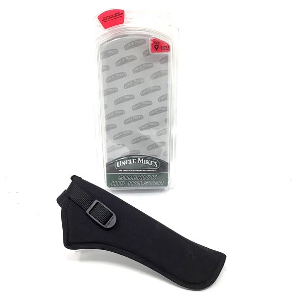thumbnail image 2 of Uncle Mike's Sidekick Size 15 Right Hand Hip Holster – Nylon Black, For Pistols 2 of 6