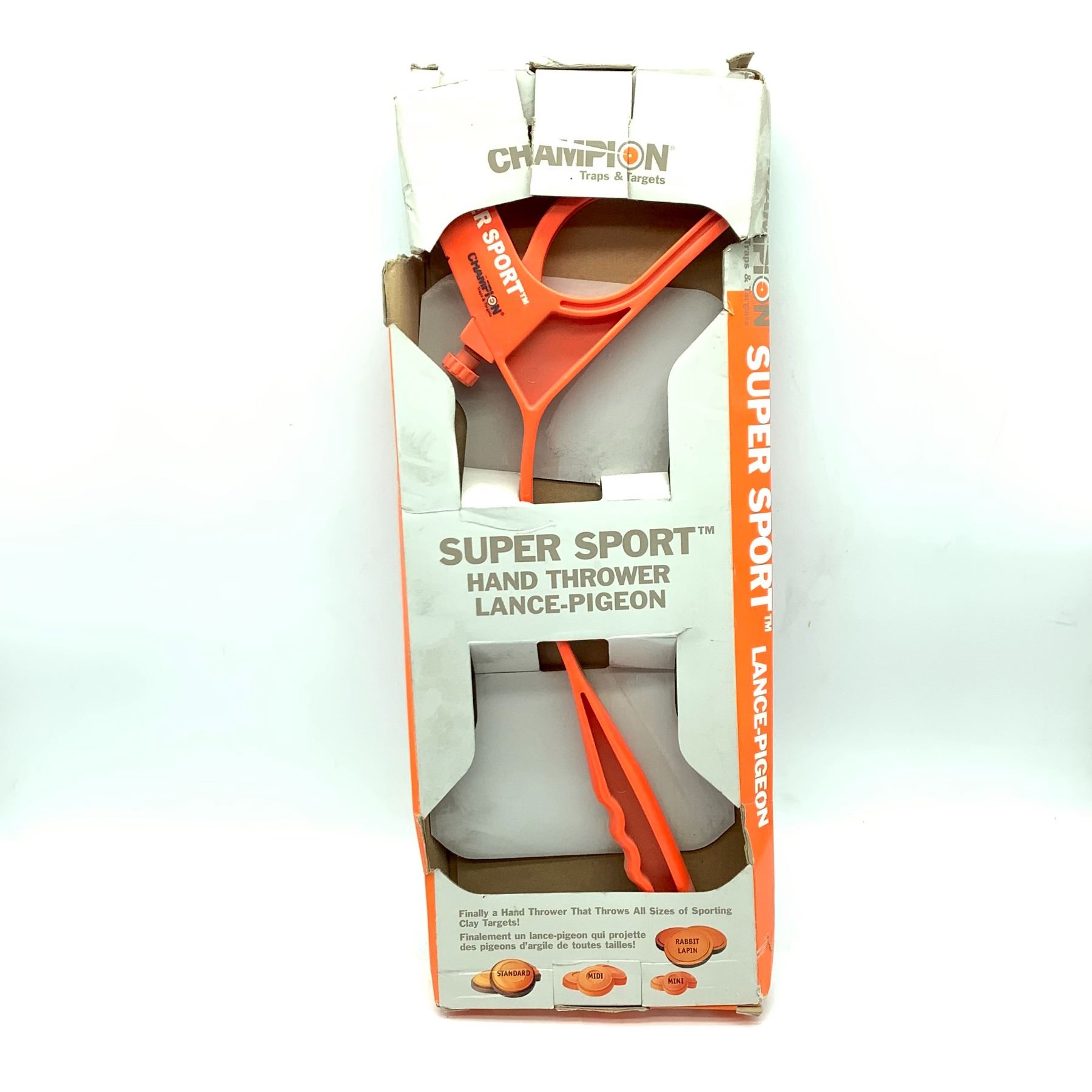 Champion Super Sport Hand Thrower for all Sizes of Clay Targets, New
