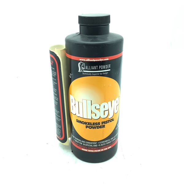 Alliant Bullseye Powder for 38 Spec and 45 Auto Target, 1 Lb