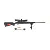 Image 1 : Savage Axis Bolt Action Rifle 243 Win 22" Barrel 3-9X40 Weaver Scope Bipod Black Synthetic Stock