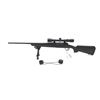 Image 2 : Savage Axis Bolt Action Rifle 243 Win 22" Barrel 3-9X40 Weaver Scope Bipod Black Synthetic Stock
