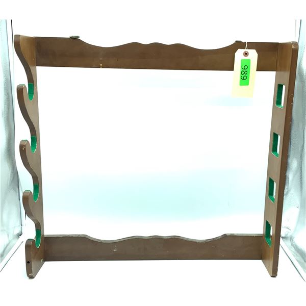 Gun Rack, Wooden, Felt Lined