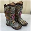 Image 1 : Muck Pursuit Stealth Boots, Women's Size 6 in Realtree Xtra/ Pink