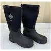 Image 1 : Muck Chore Workboots Hi, Men's Size 9, Women's Size 10, Black