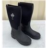 Image 1 : Muck Chore Workboots Hi, Men's Size 9, Women's Size 10, Black
