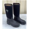 Image 1 : Muck Chore Workboots Hi, Men's Size 7, Women's Size 8, Black