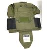 Image 2 : Pacific Safety Products Carrier Large Reg Green With PSP Level IIIA Soft Plate Shoulder And Groin