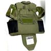 Image 2 : Pacific Safety Products Carrier Large Tall Green With PSP Level IIIA Soft Plate Shoulder And Groin