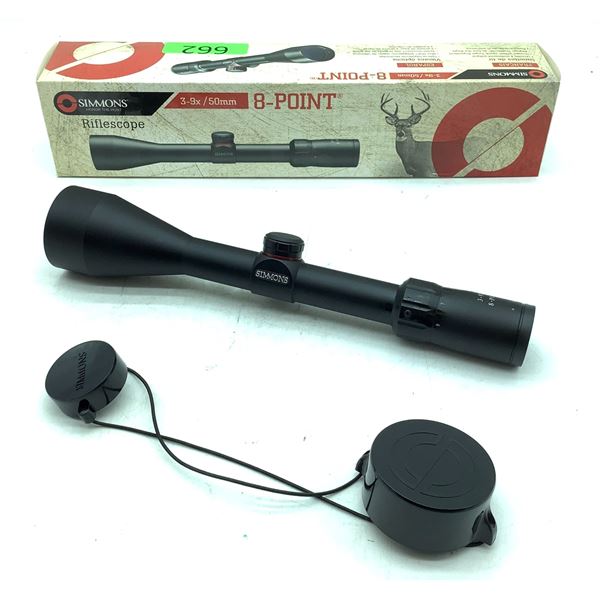 Simmons 8 Point 3 9 X 50 Mm Riflescope With Truplex Reticle New simmons-8-point-3-9-x-50-mm-riflescope-with-truplex-reticle-new