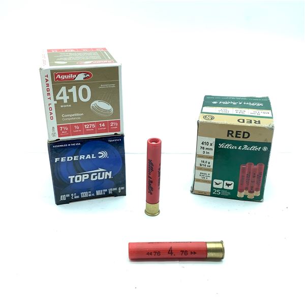 Assorted 410 Ammunition, 75 Rounds