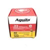 Image 1 : Aguila 22 Super Extra 22 LR 40 Grain CP Ammunition, 500 Rounds