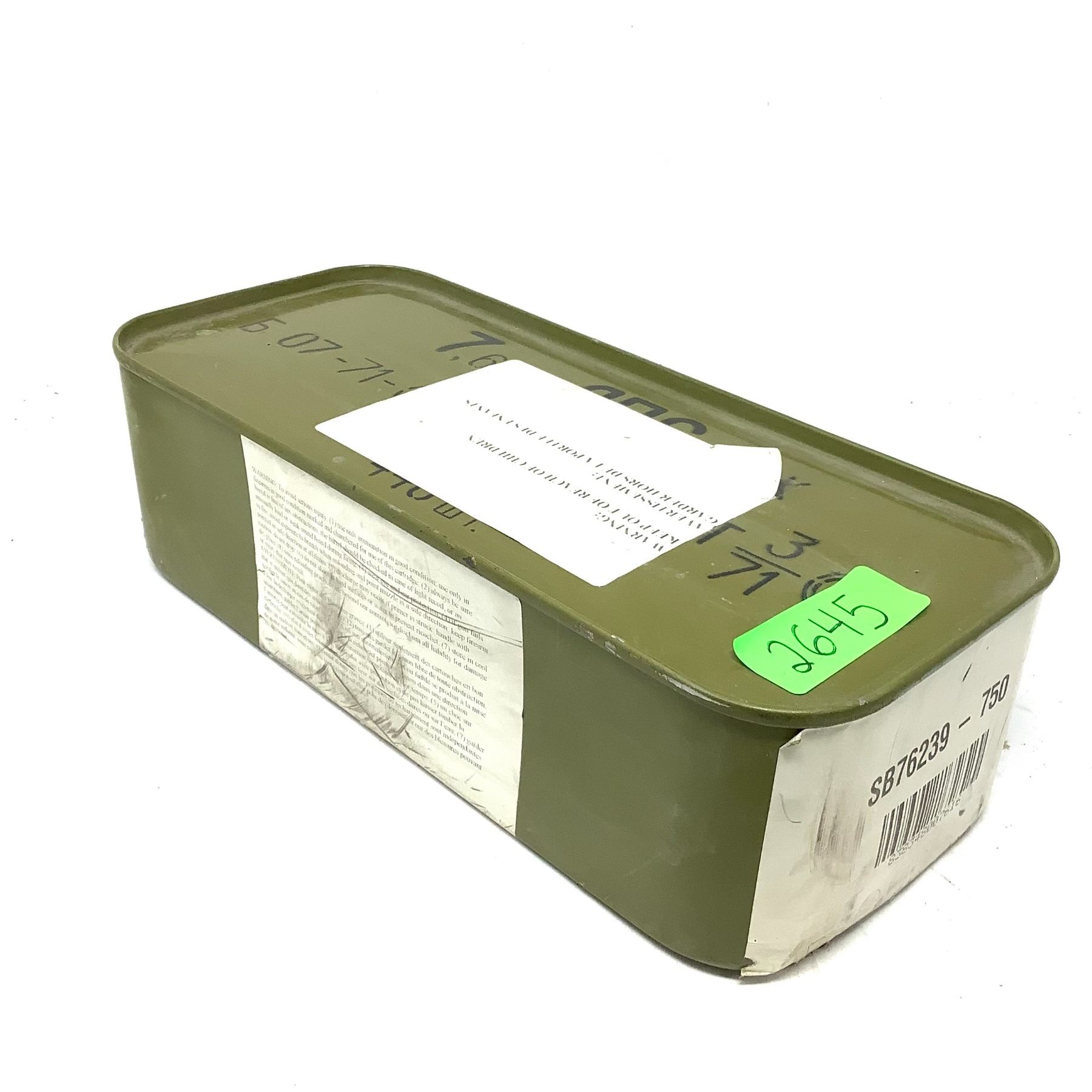 Stunning 7.62 X54r Spam Can Artwork Illustration Stunning 7.62 X54r Spam Can Artwork Illustration