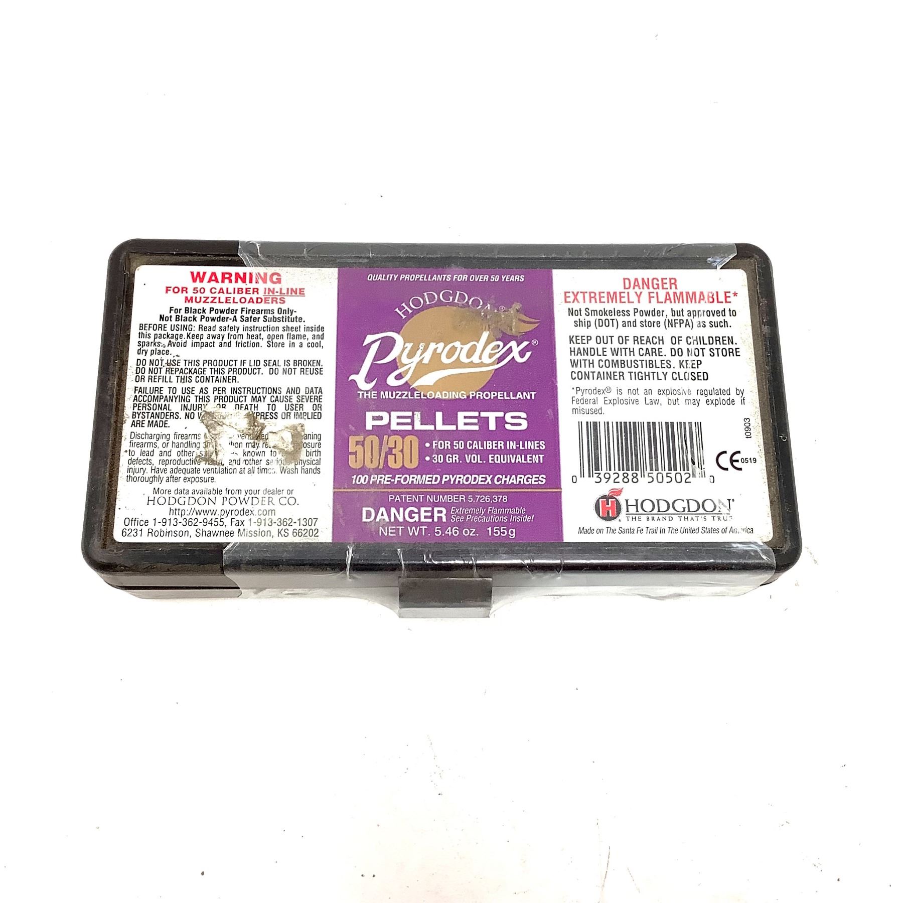 Hodgdon Pyrodex 50 Cal Inline Muzzleloader Charges, 30 Grain, 100 Qty