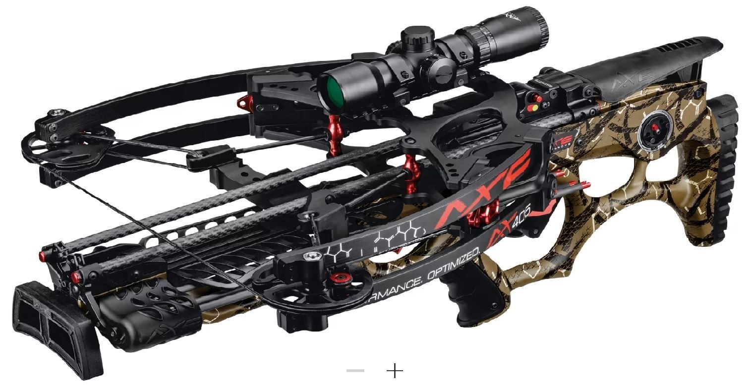AX405 Axe Crossbow Package Camo, New
