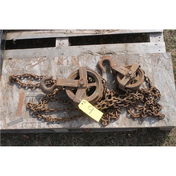 Old chain hoist