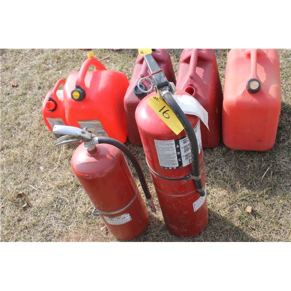 2- Fire extinguishers