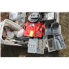 Image 2 : Pallet of asst. Tools, jug of thread cutting oil and misc.