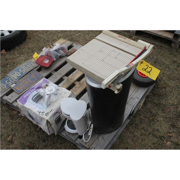 Coffee maker, paper shredder and cutter