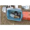 Image 2 : Red tool box, galvanized steel and container of cotter pins