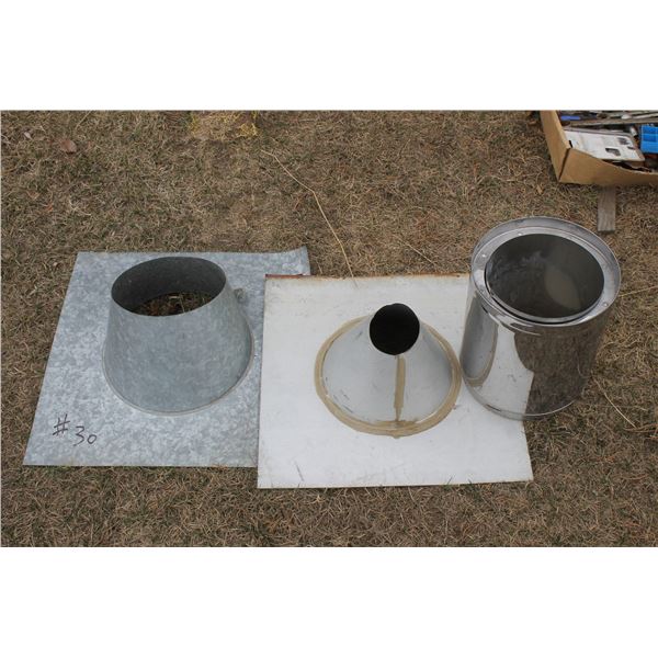 Chimney pipe and metal vents