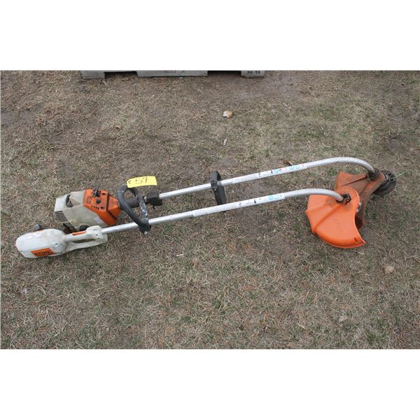 STIHL FS36 gas weed trimmer and STIHL FSE60 elec. trimmer