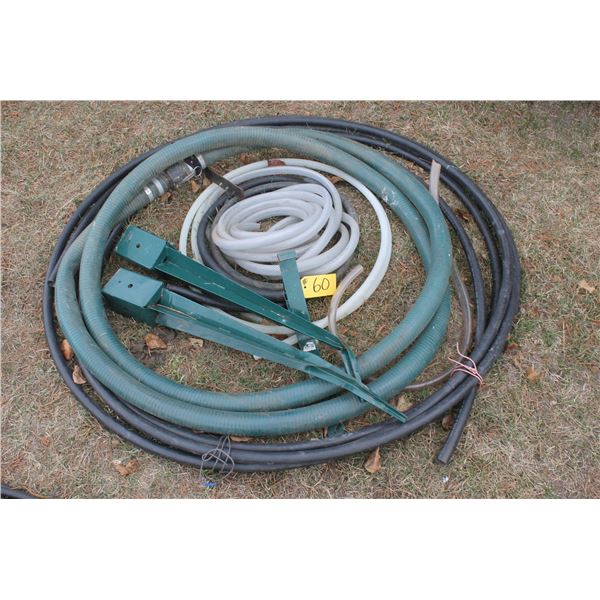 Suction hose & couplers and asst. plastic hose