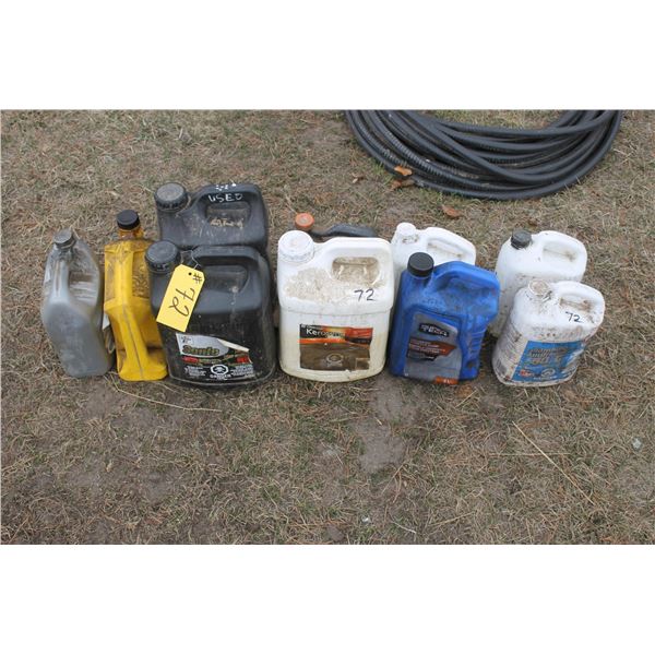 Asst. Oils and antifreeze