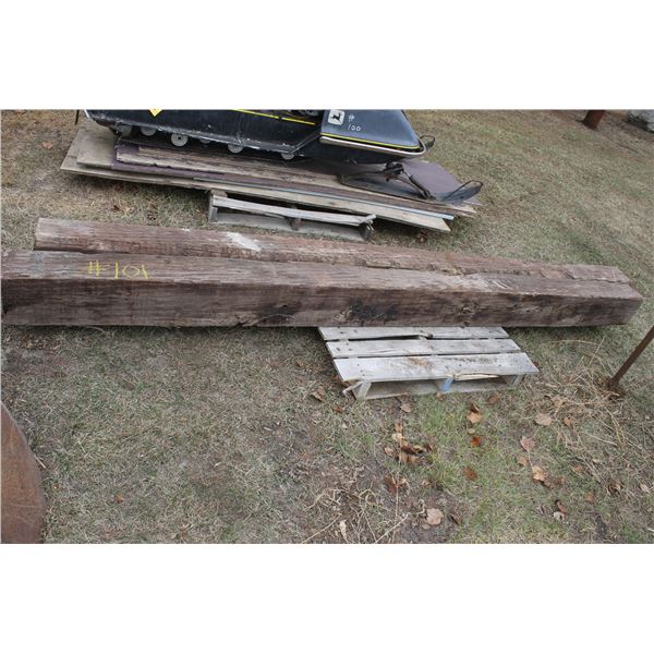 2- 11' railroad ties