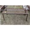 Image 1 : Steel table and branch saw