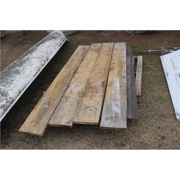 4- 12" x 9 1/2' planks