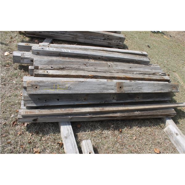 27- 3 1/2" x 4 1/2", 7' posts