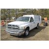 Image 1 : Approx. 2006 1/2 ton, 2x4, white dodge 1500 c/w work canopy (no keys, sold for parts, no exceptions)
