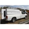 Image 3 : Approx. 2006 1/2 ton, 2x4, white dodge 1500 c/w work canopy (no keys, sold for parts, no exceptions)