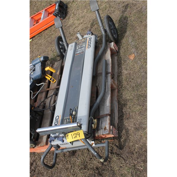 Rigid mitre saw utility cart