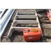 Image 1 : Boat motor, gas tank and 4' step ladder