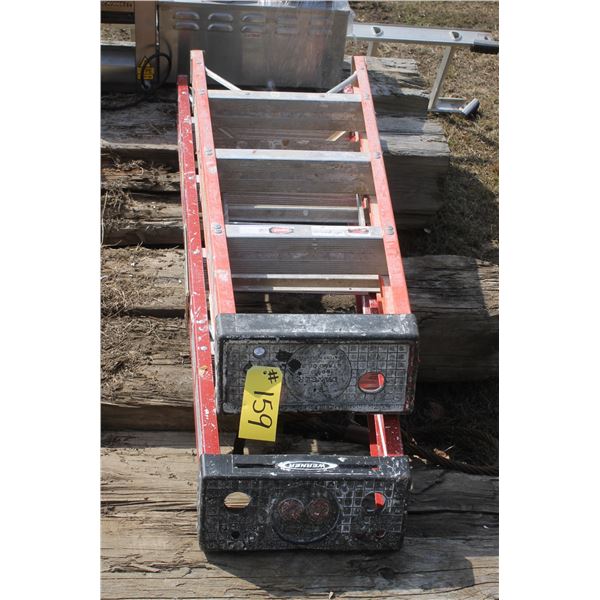 4' sturdy step ladder and 5' werner step ladder