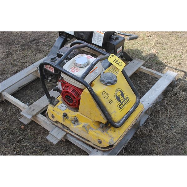 Wakar plate tamper, no handles