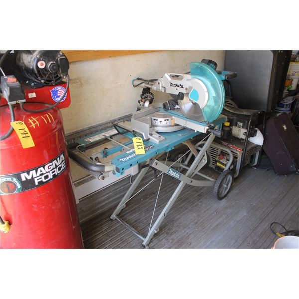 Makita mitre saw and stand (working)