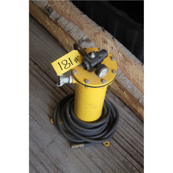 Air hose and regulator