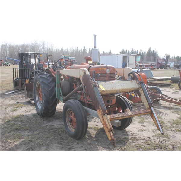 McCormick tractor c/w malco loader and bucket (not running)