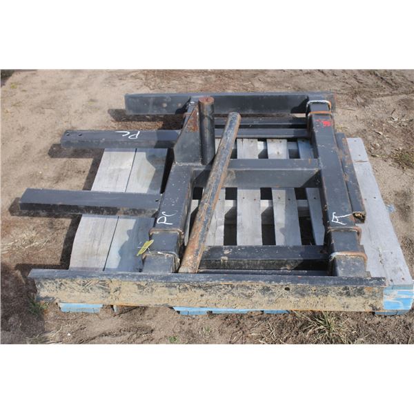 Hay spear attachment and broken spear