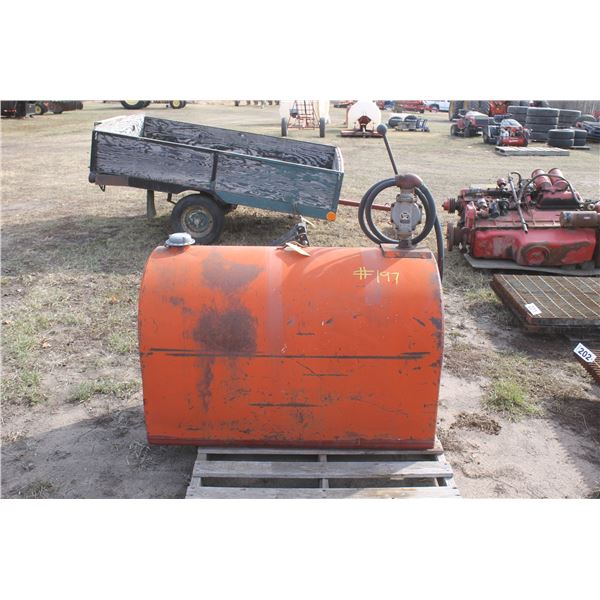 Tidy tank & hand pump