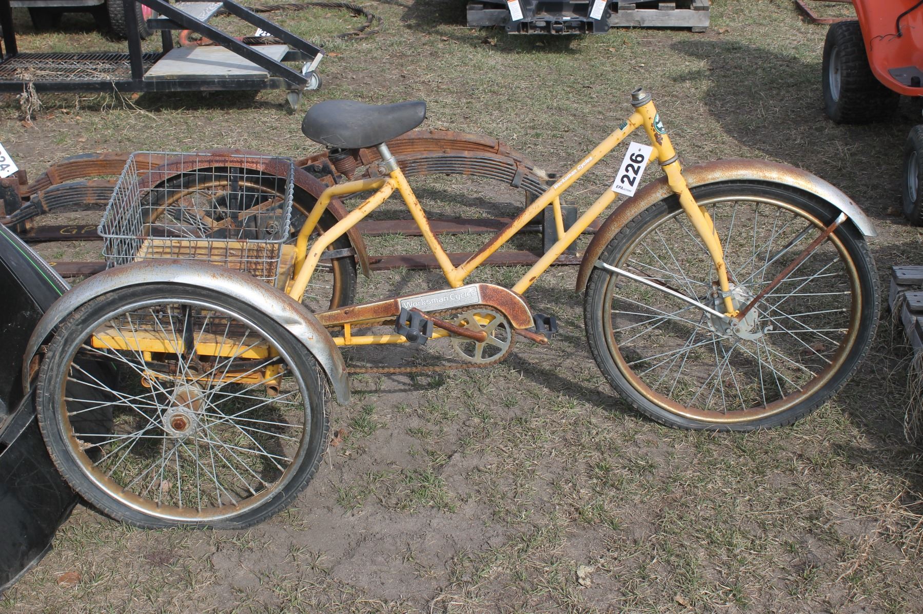 Worksman 3 wheel bicycle (as is)
