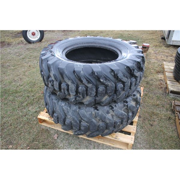 2- Used galaxy 15.5-25 tires