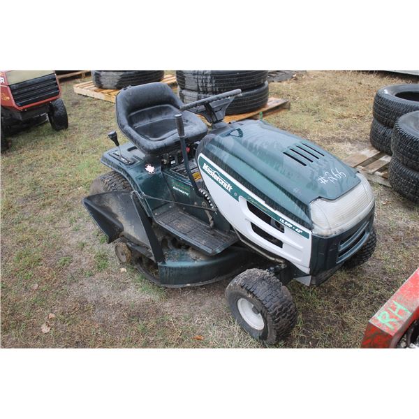 Mastercraft 15.5 hp 42" cut lawn tractor, turns over, ran when parked