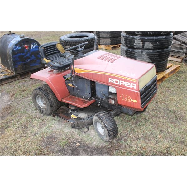 Roper 12 Hp, 38" cut mower, As is