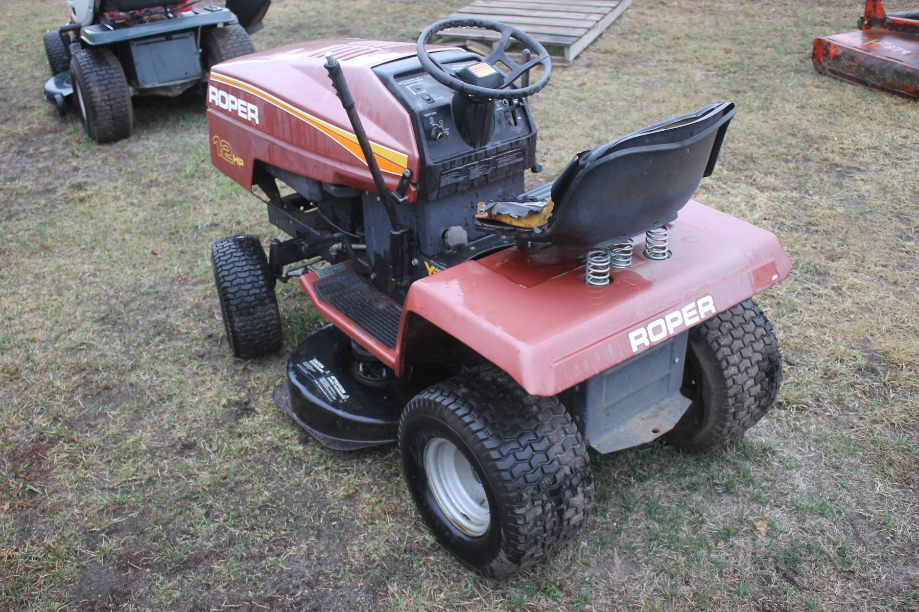 Roper 12 Hp, 38" cut mower, As is