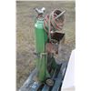 Image 3 : Oxy-Acetylene torch set with bottles and cart