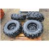 Image 2 : 2- 25x10x12 Mud lite tires and rims & 2- 26x12x12 Mud lite tires and rims
